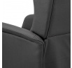 Polohovací křeslo, elektrické kabelové ovládání, šedá, látka, TV-1192 GREY2