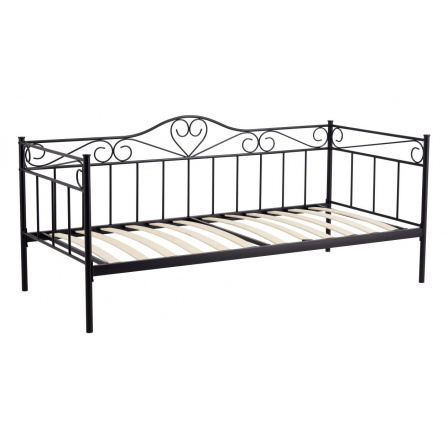 BURMA ágy 200x90 JG Fekete