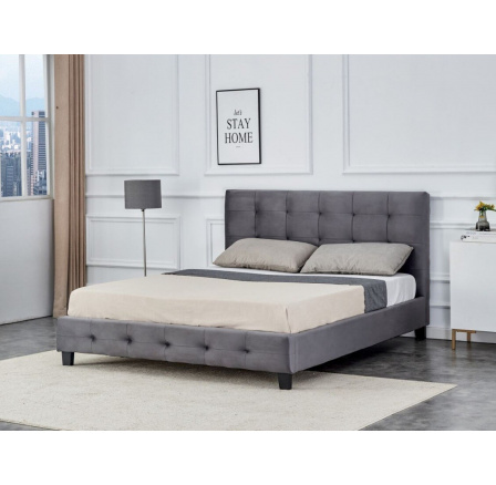 START kárpitozott ágy 160x200 JG Szürke