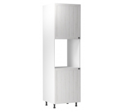 PROWANSJA D60P alsó konyhaszekrény - Bal, Fehér/Andersen fenyő