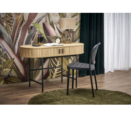 Íróasztal B51, természetes / fekete