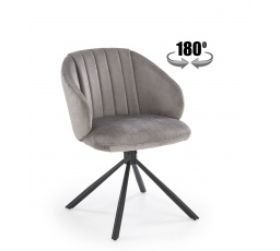 Forgó étkezőszék K533, Szürke/Fekete