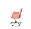 TULIP irodai szék, rózsaszín bársony