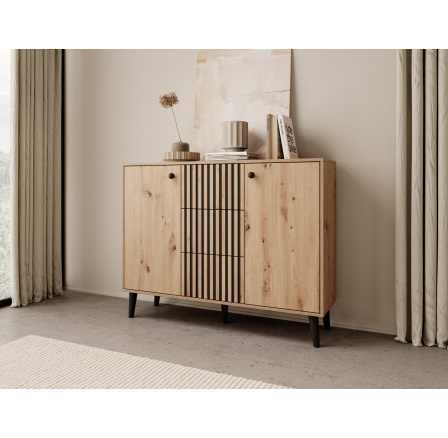 IKA Artisan+Fekete Komód