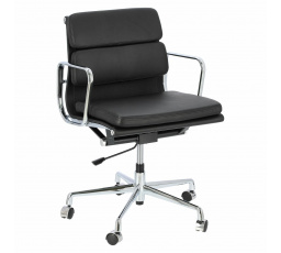 Irodai szék CH2171T fekete bőr króm