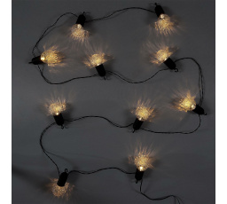 Girland füzér átlátszó izzókkal 10 LED
