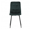 Jídelní židle, zelená, sametová látka, CT-281 GRN4