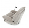 Polohovací křeslo, elektrické zabudované ovládání, béžová, látka, TV-7081 LAN2