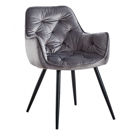 Velvet szék szürke HF-058
