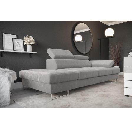 SOFA GALAXY II SZEZLONG 235 CM - Odcienie szarości , Szezlong po lewej - lewa strona