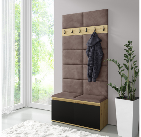 EMI 1 előszobafal, Trinity 06/Artisan + fekete