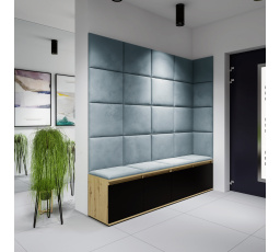 EMI 3 előszobafal, Trinity 22/Artisan+fekete