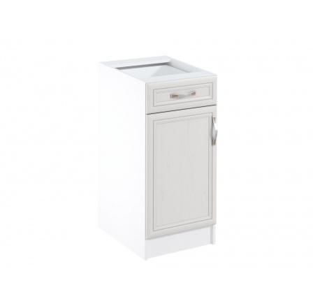 Sycylia alsó konyhaszekrény D40S1-L, fehér