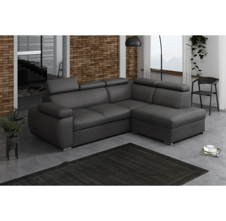 Rohová sedací soustava Bodie IV pravá tmavě šedá