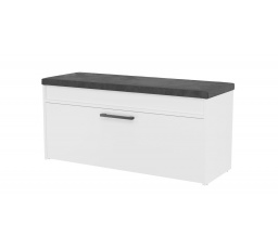 Botník se sedákem Pargas bílá