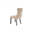 Étkezőszék ALDA VELVET, Bézs/Fekete