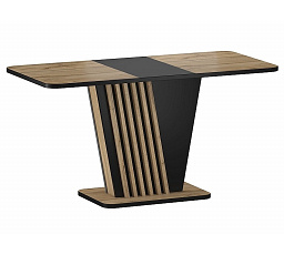 NEVIO étkezőasztal, Artisan Tölgy/Fekete