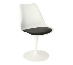 Tulipán szék Basic fehér/fekete párna