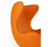 Tojás fotel narancssárga kasmír 11 Prémium