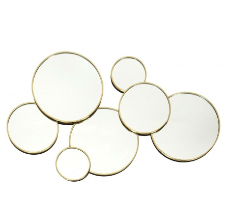 Aindar dekoráció kerek tükrökből