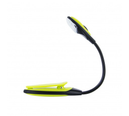 Olvasólámpa sárga csipesszel