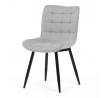 Jídelní židle, šedá, látka, HC-462 SIL2
