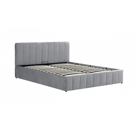 Kárpitozott ágy 160x200 szürke LT1-FXJG
