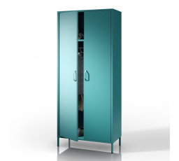 Fém ruhásszekrény tengeri FLAVIO