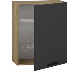 Konyhai felső szekrény csepegtetővel VENTO GC-60/72, antracit tölgy