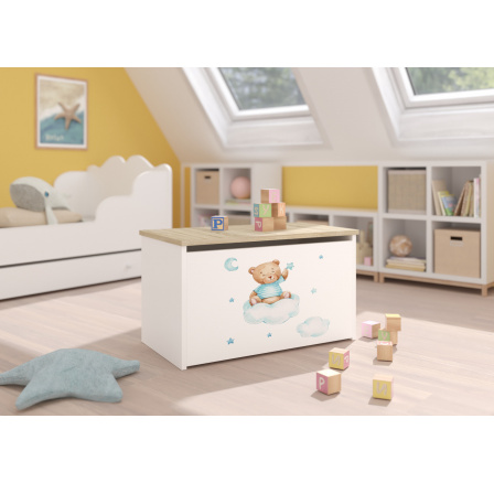 DARIA White+Sonoma játéktároló láda