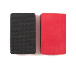 Piros/fekete autómosó szivacs