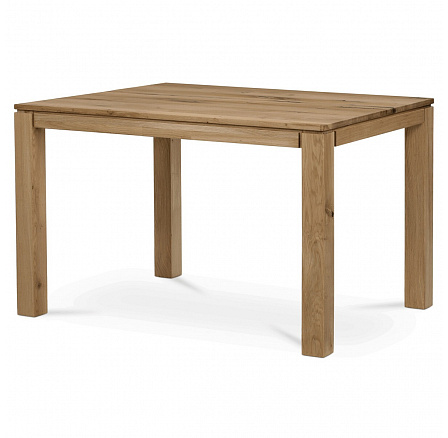 Jídelní stůl 120x80cm, masiv, dub, DS-F120 DUB