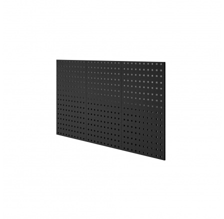 PAULA szerszámtábla, 1200 x 600 x 10 mm, All Black: fekete