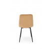 Étkezőszék K525 VELVET, Bézs/Fekete