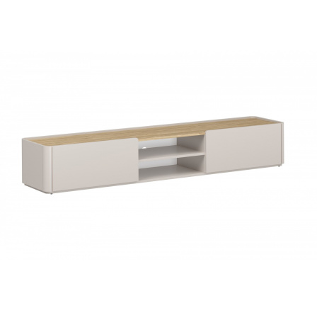 ELIVO RTV 220 1K1SZ - cashmere / dąb olejowany ELIVO RTV 220 1K1SZ - cashmere / dąb olejowany