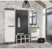 BLANCO 28 sosna śnieżna/MDF new grey - szafa