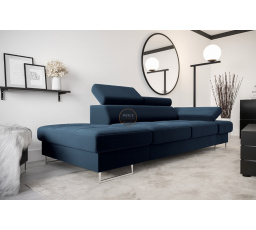 SOFA GALAXY II SZEZLONG 235 CM - Odcienie granatu , Szezlong po lewej - lewa strona