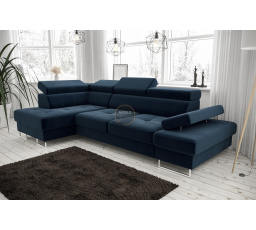 NAROŻNIK GALAXY MINI 170x280 - Odcienie granatu , lewa