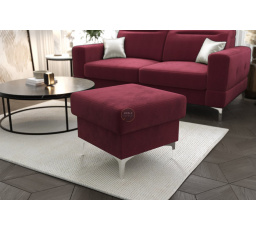 PUFA ZE SCHOWKIEM MALIBU 55X55 CM - Odcienie ciemnego różu