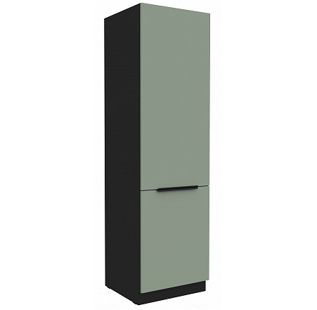 Kuchyňská skříň ARIA - 60 DK-210 2F, Černá/Aquamarine