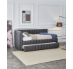 DERBY ágy kihúzható fekhellyel, Szürke