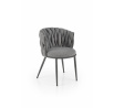 K516 étkezőszék, Szürke/Fekete