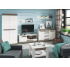 BLANCO 27 sosna śnieżna/MDF new grey - szafa