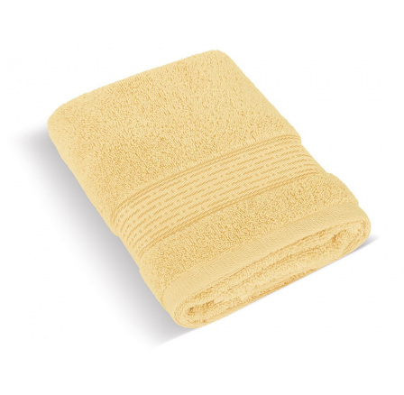 Froté ručník 50x100cm proužek 450g světle žlutá