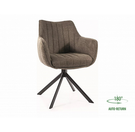 AZALIA forgó étkezőszék, Brego Olíva 77/Fekete