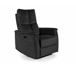 NEPTUN M VELVET fekvőfotel (Masszázs funkció), Fekete Bluvel 19