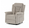 Polohovací křeslo, elektrické kabelové ovládání, béžová, látka, TV-7072 LAN2
