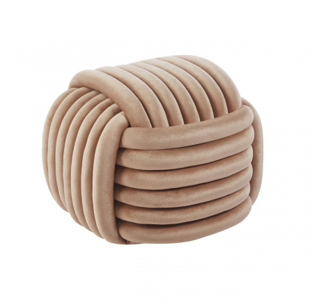 Bársony puff cappuccino P5-FXJG