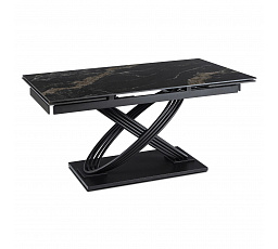 Stół IBIZA Ceramiczny Rozkładany 160-240 cm Czarny