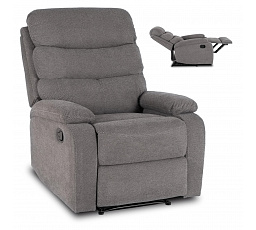 Fotel Rozkładany KOBE Szary Tkanina
